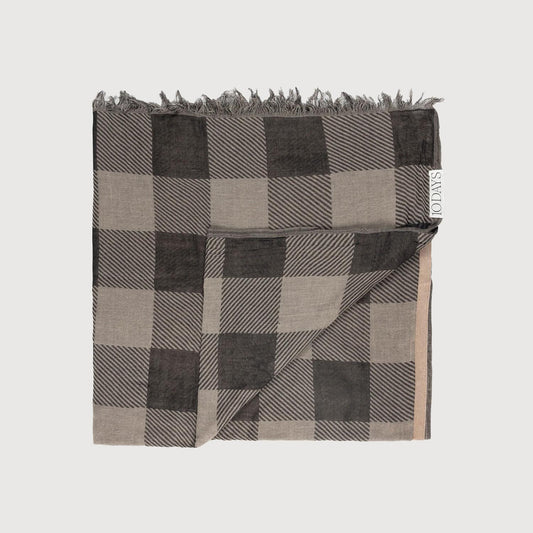 10 Days Damen Scarf Check 20-906-3204 in schwarz One Size