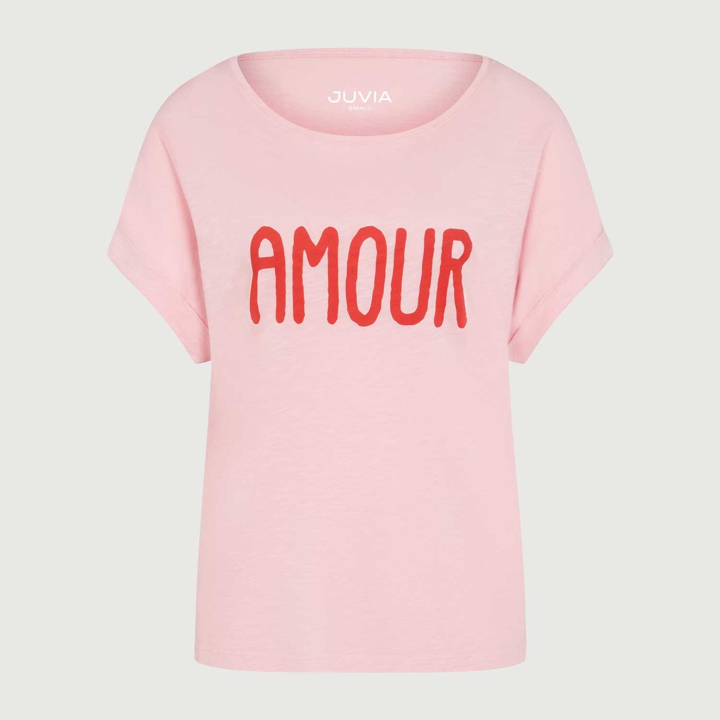 Juvia Damen Shirt Boxy AMOUR 810 21 407 in 720 flamingo