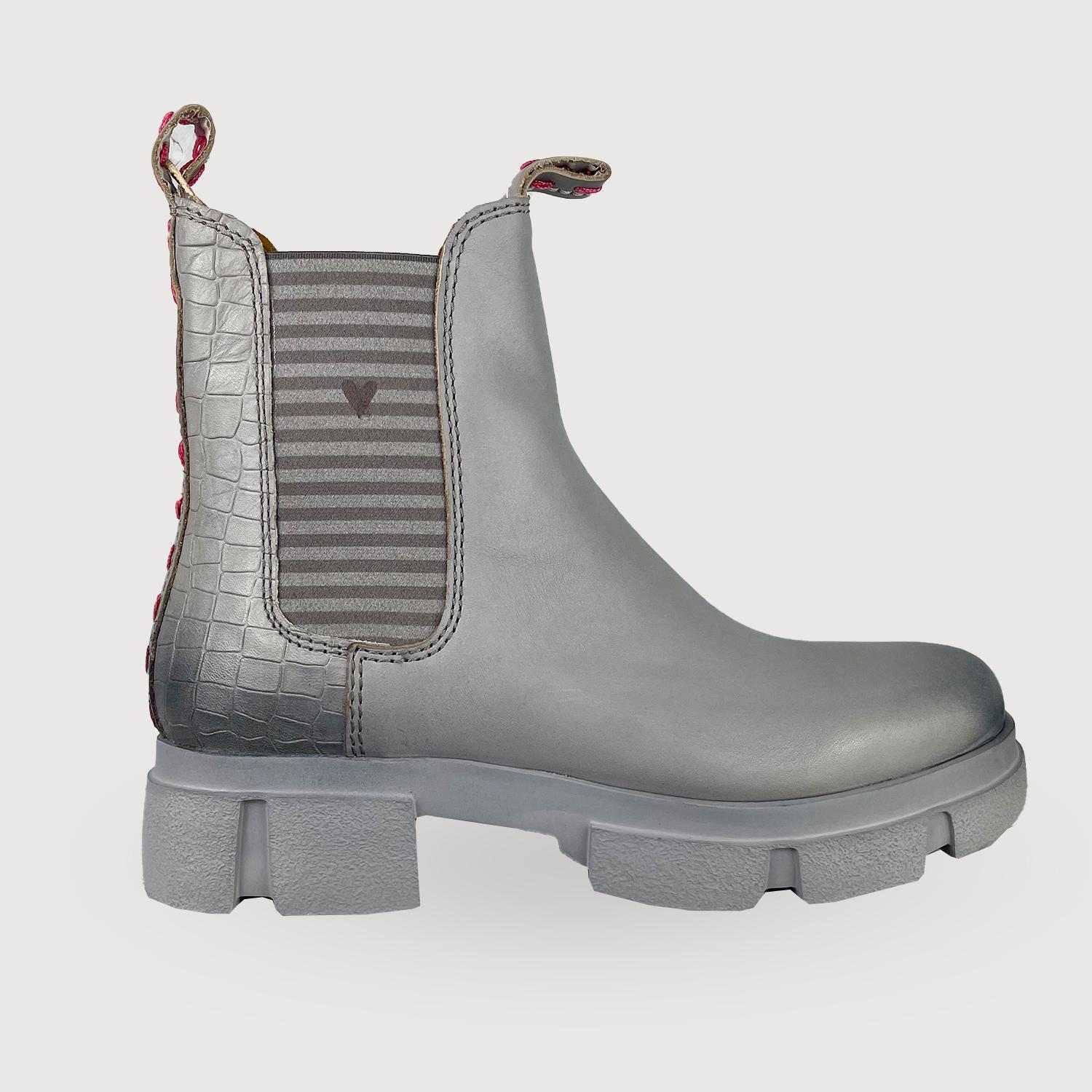 Ankle Boots Hellgraue Stiefeletten Damen Buffalo Graue