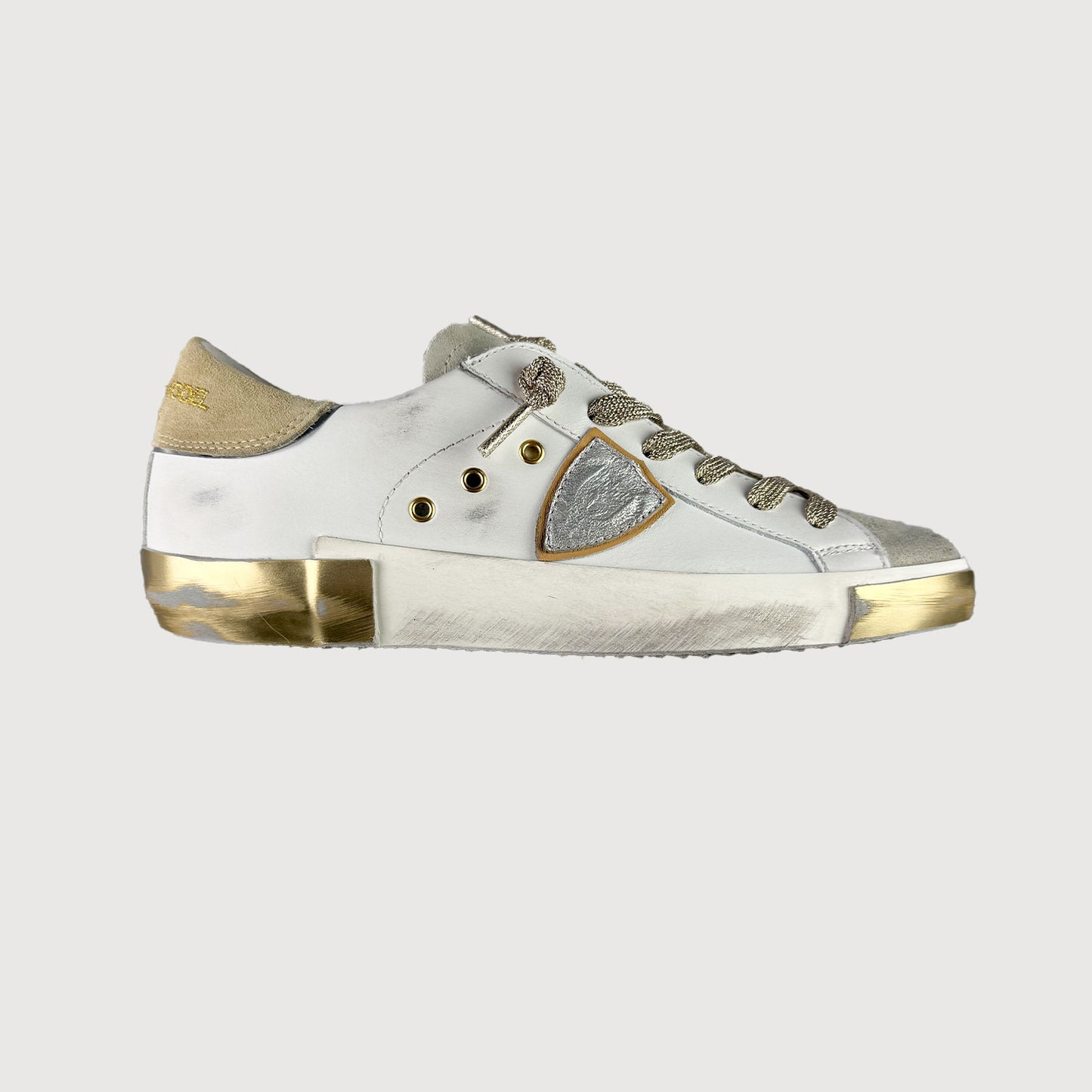 Philippe-Model-Sneaker-PRLD-VDE1-PRSX-LOW-Blanc-Sable