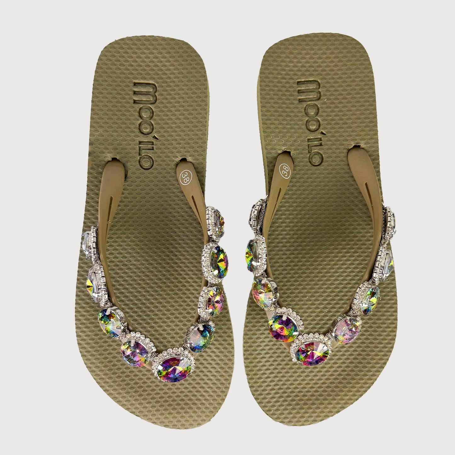 Mooilo-Sandalen-Khaki-Rainbow