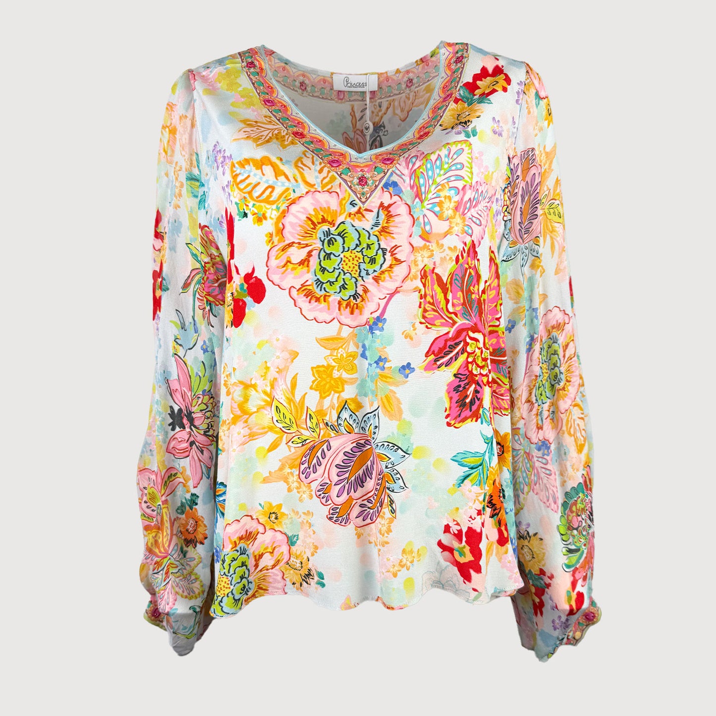 Princess-Goes-Hollywood-Bluse-V-Neck-242-120793-flower-flash