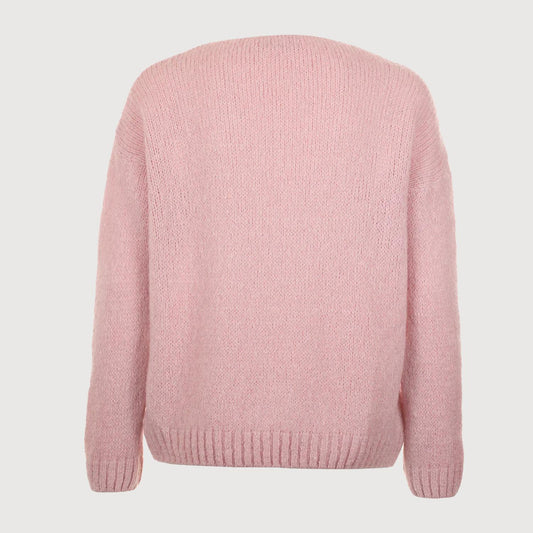 Like A Bee Damen Pullover Alina 02LB00052 in 278 Rosa