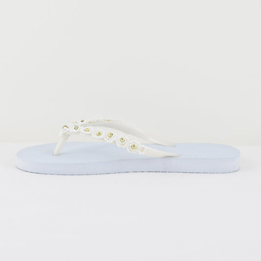 UZURII Elegante Sandalen FLORIS WHITE