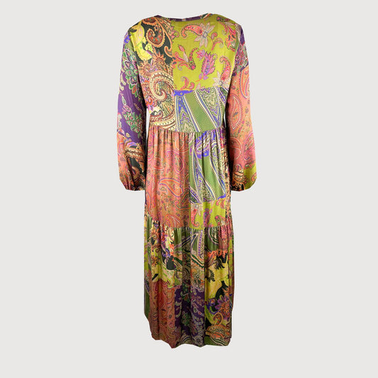 Emily van den Bergh Damen Kleid 7787-153350 in 895 khaki multi patch