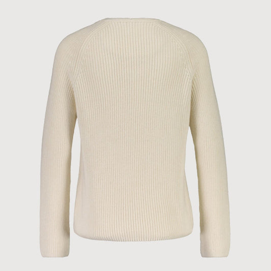 Better Rich Damen Pullover Corry V-Neck W92122300 292 Linien Beige