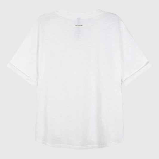 10 Days Damen T-Shirt V-Neck 20 745 2201 1001 in Weiss