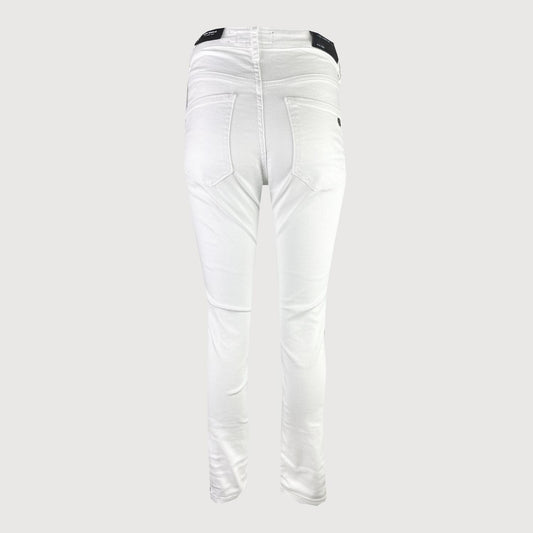 Elias Rumelis Damen Jeans Leona 231-3339 in 065 Weiss Mid Rise, Relaxed Fit