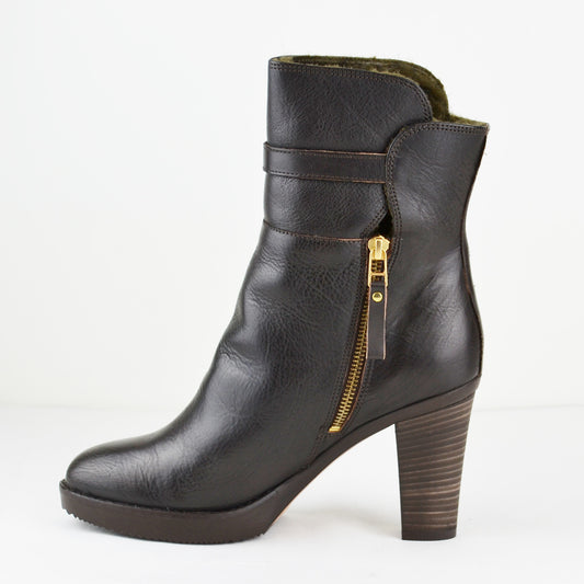 FRED DE LA BRETONIERE Damen Stiefel 113089 in Braun Leder