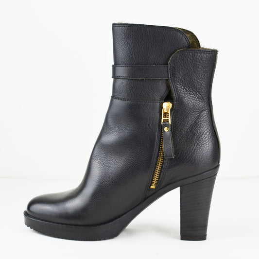 FRED DE LA BRETONIERE Stiefel 113089 in Schwarz Caracas Black Leder