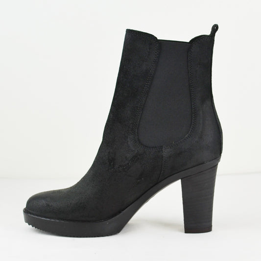 FRED DE LA BRETONIERE Damen Stiefel 113088 in Schwarz Leder