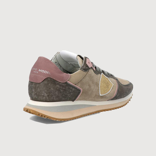 Philippe Model Damen Sneaker TZLD DX07 in Gris Rose