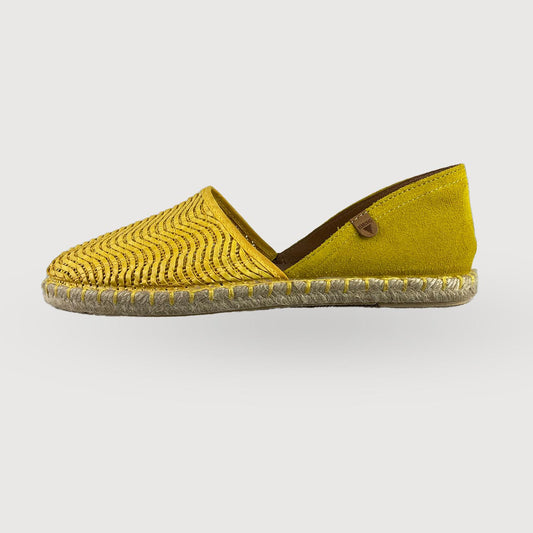 Verbenas Damen Espadrilles Carmen Lato Citrone