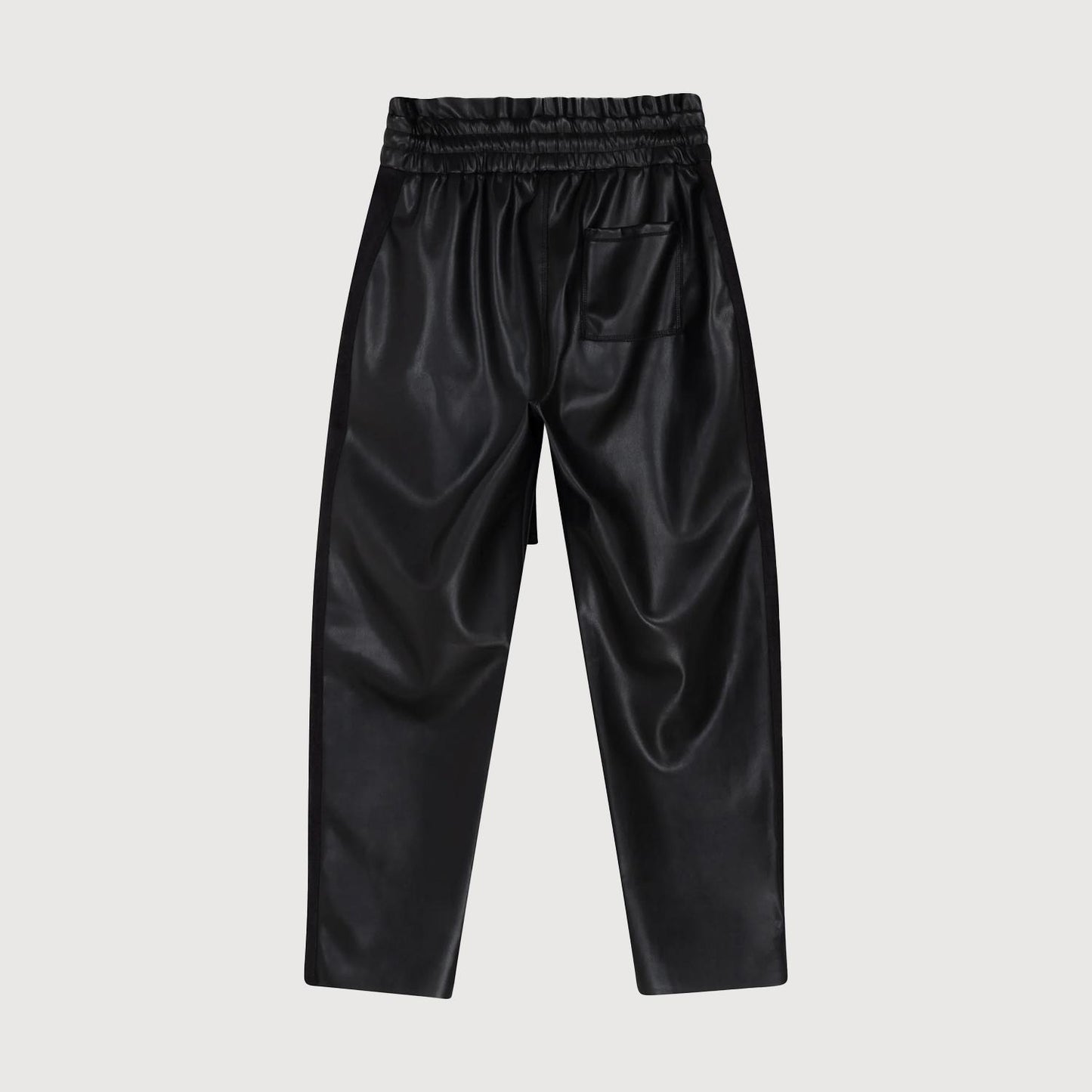 10 Days Damen Hose Leatherlook Side Panel Jogger 20-011-3203 in Schwarz