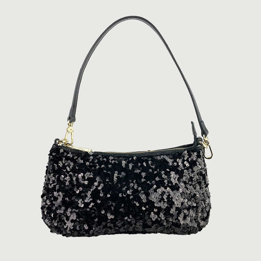 Abro Damen Schultertasche VIRGINIA 031108-96 in 10 black gold