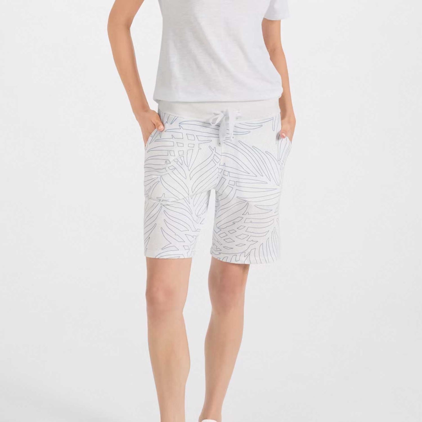 Juvia Damen Bermudas Franzi 835 21 268 in 100 Weiss