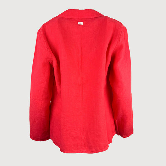 PENN&INK-Blazer-S25Z740-Pomegranate-2