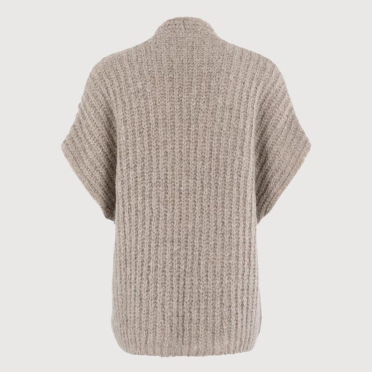 Moscow Damen Strickjacke 44-11-Succes in Light Taupe