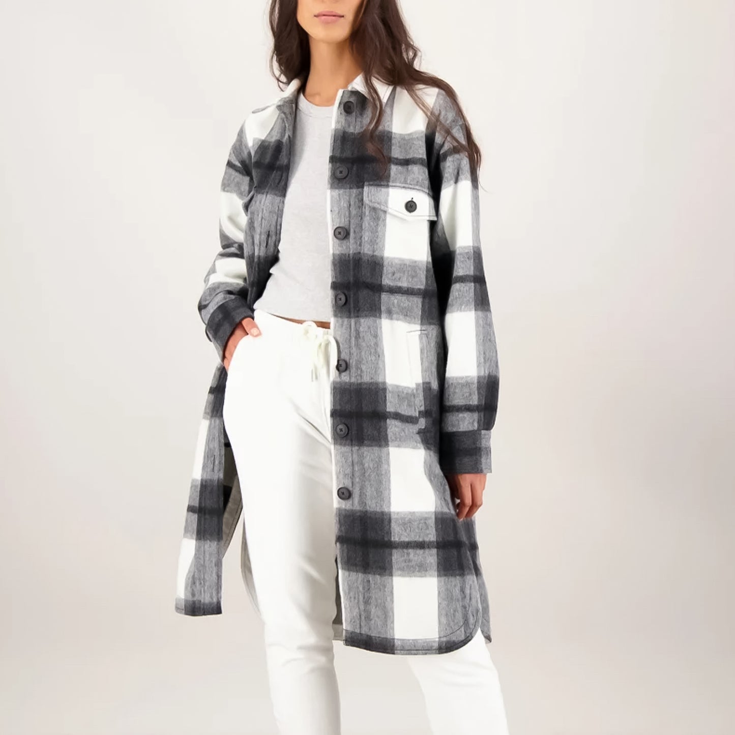 Better Rich Damen Jacke Bay Blouse W60004100 in Pavement Grey