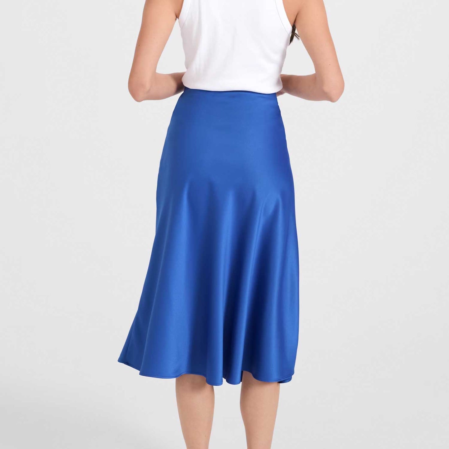 Juvia Damen Satin Rock 846 20 332 in 818 french blue