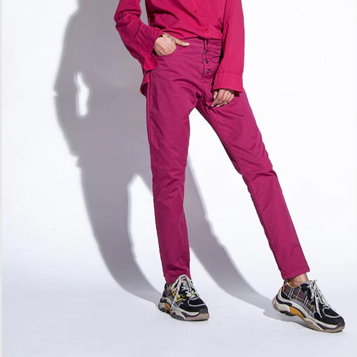 Like A Bee Damen Hose Nele 02LB00049 in 797 Cherry