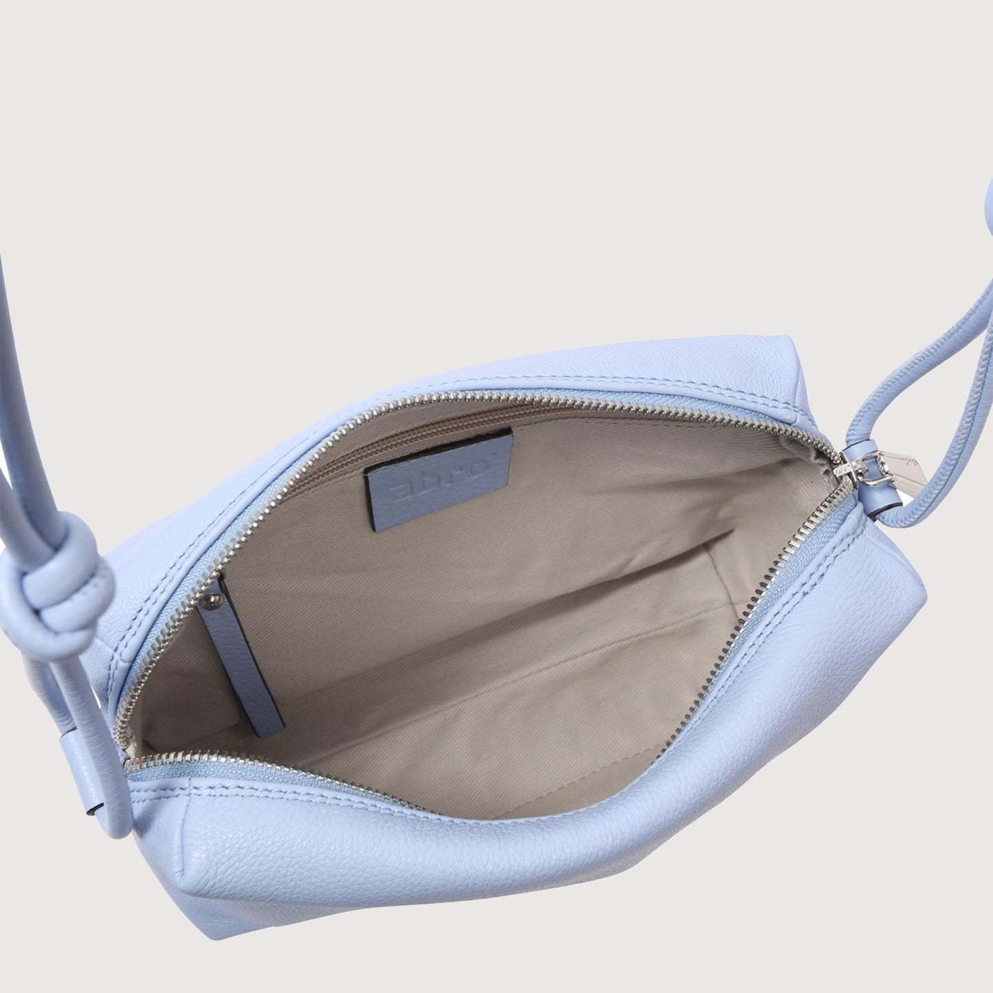 Abro Damen Tasche KNOTTED BIG Leder Dalia 030202-46 in 24 Light Blue