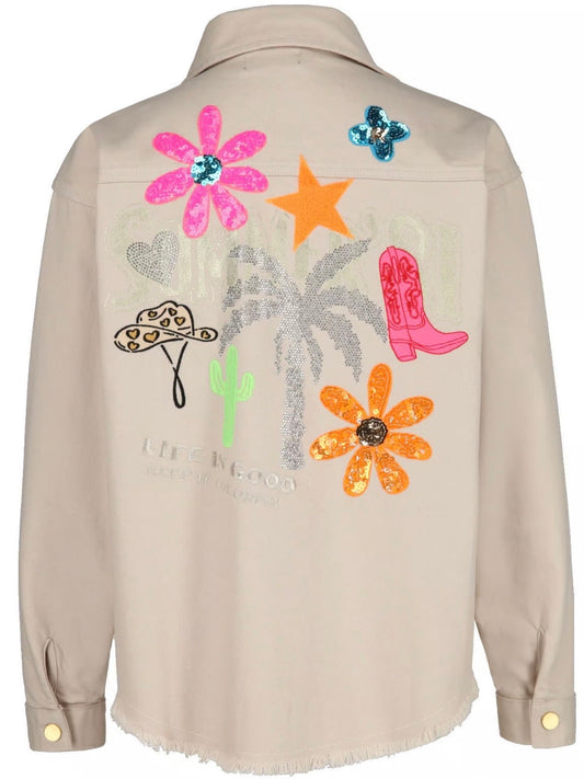 Grace Damen Jeanshemd AMORE 437-3130 103 cream