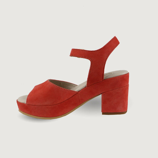 APPLE OF EDEN Damen Plateau Sandale BELA 42 in Orange