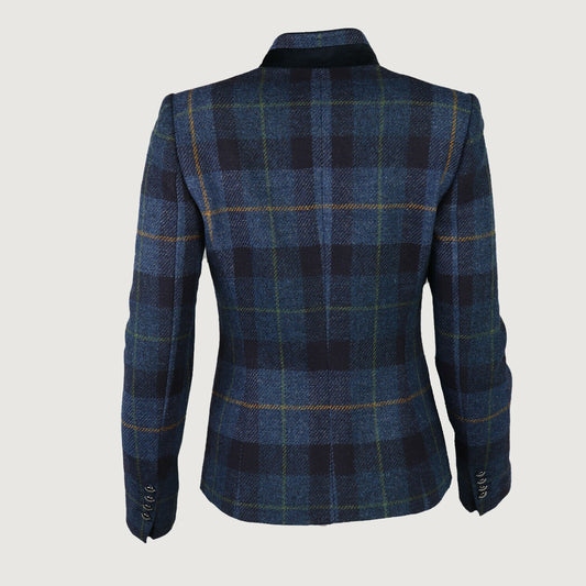 BARILOCHE Damen Jacke Grando in Blau 100% Wolle