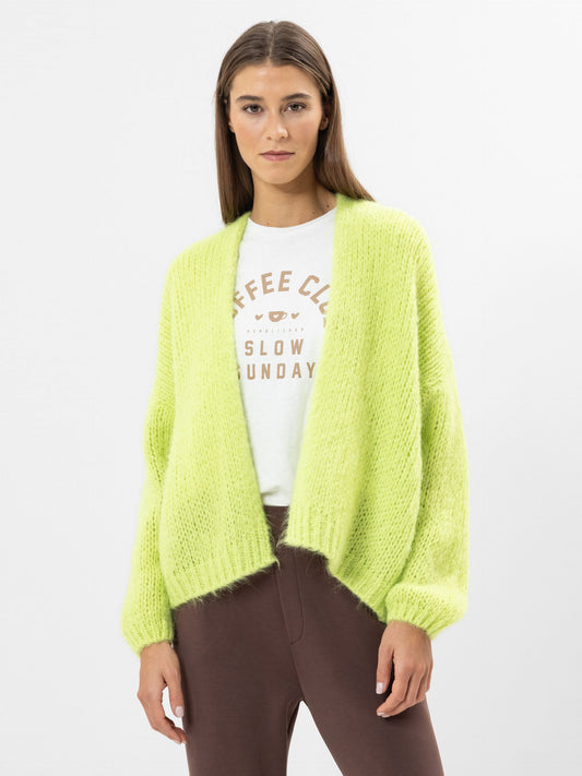 Herrlicher Damen Alliston Knit Mohair Mix 6567 KM100 273 acid lime