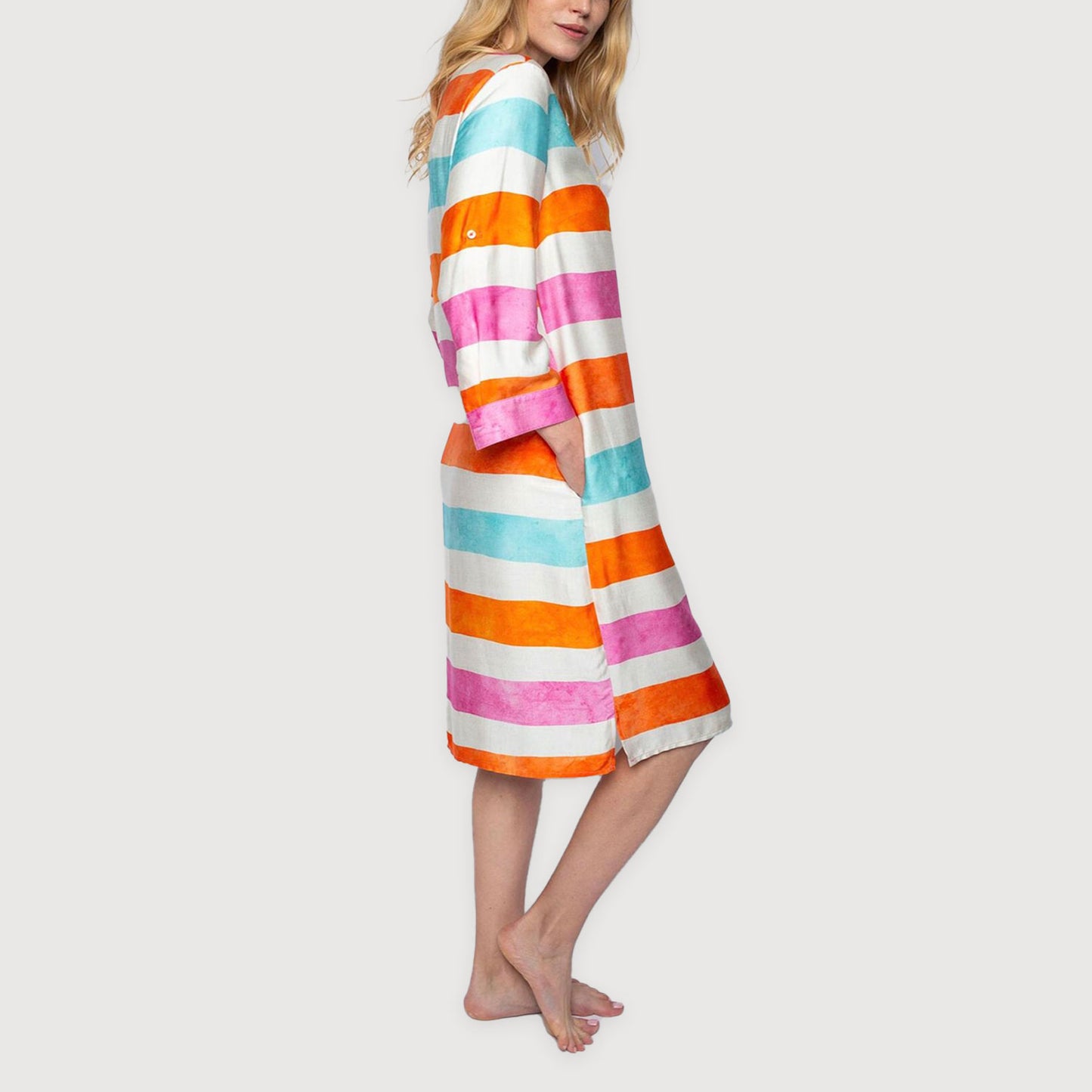 Emily-van-den-Bergh-Kleid-8470-156470-386-orange-pink-stripe-2