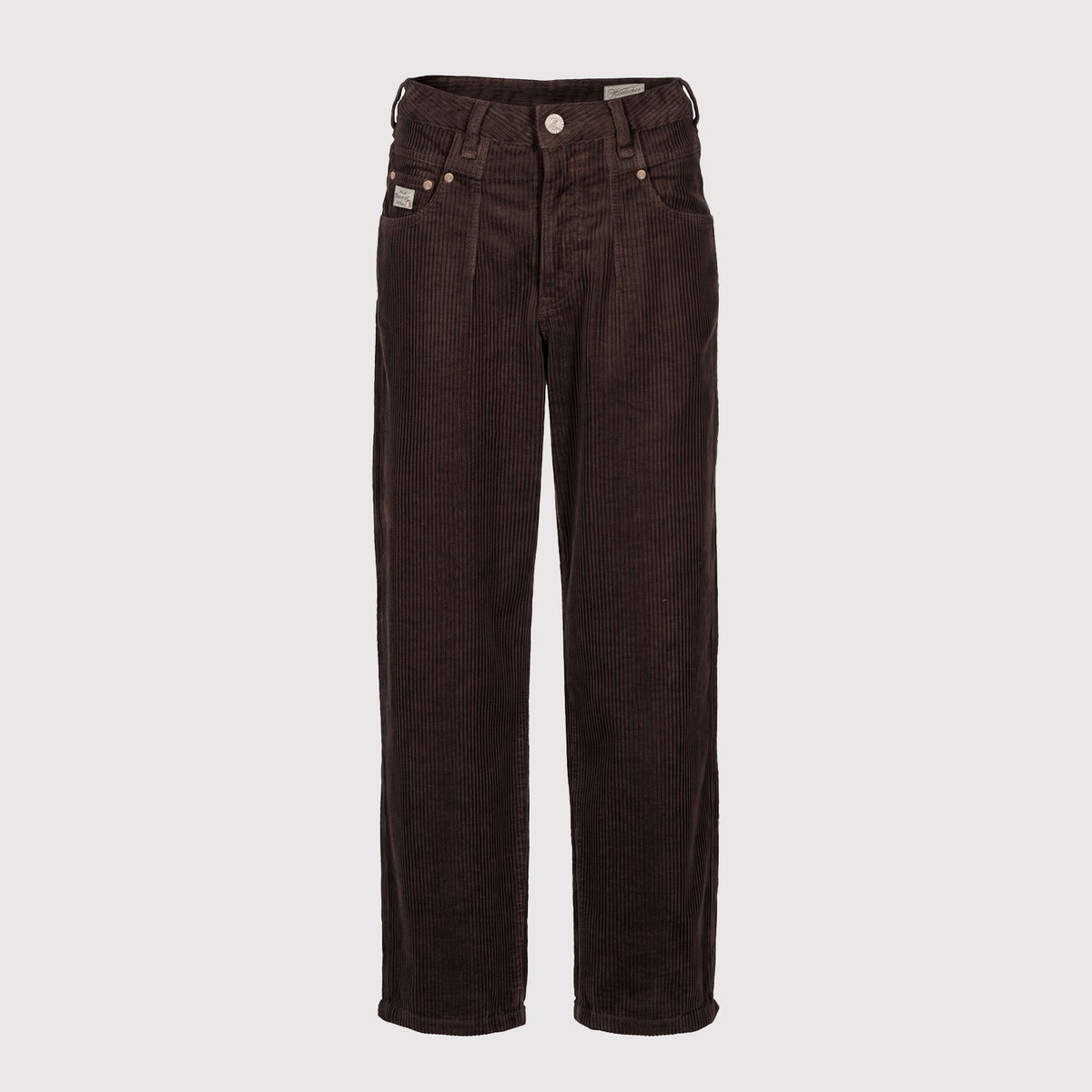 Herrlicher Brooke Cordhose 5825 N4752 Coffee Frontansicht Studio