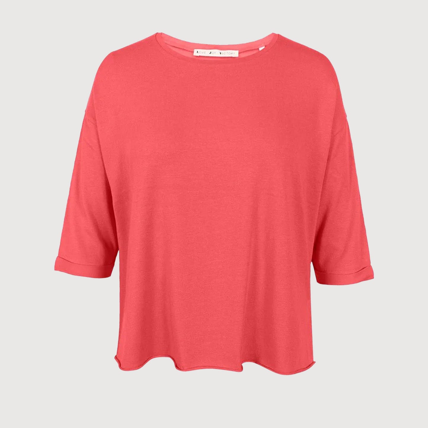 Love-Joy-Victory-Damen-T-Shirt-Mola-geranium-03