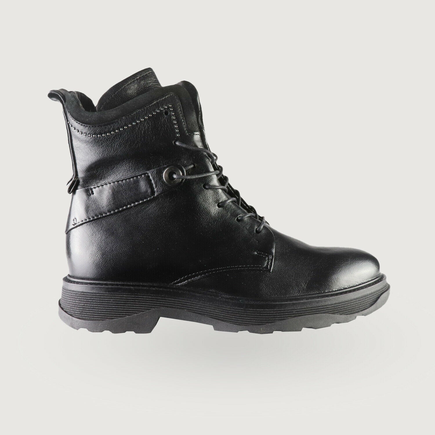 MJUS Damen Boots Stiefel M65201 in Farbe Nero Schwarz – Herzstück 