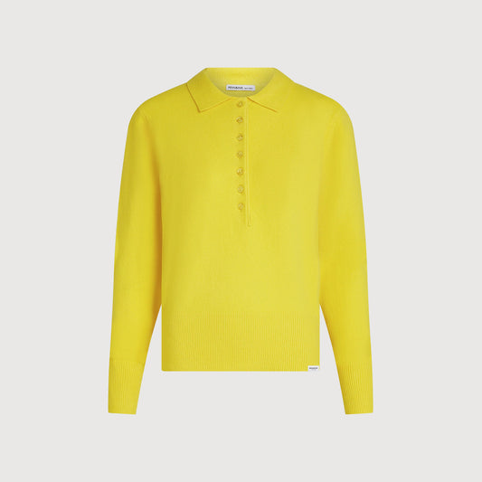 PENN&INK N.Y. Jumper W26B422 Yellow Damen Studio Frontansicht