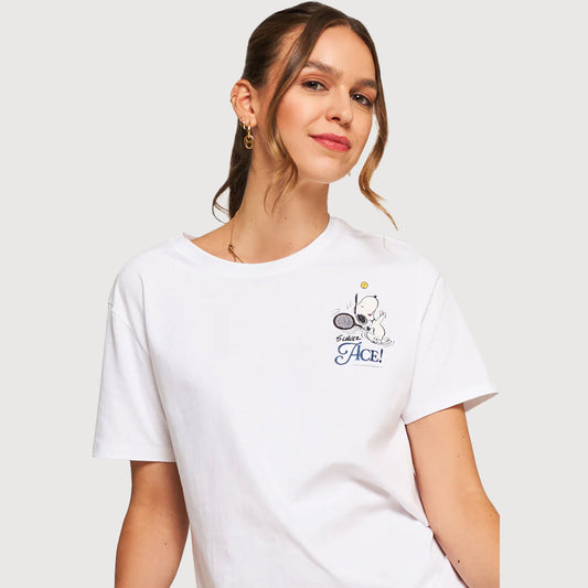 Princess-Goes-Hollywood-Damen-T-Shirt-Snoopy-Tennis-242-82097-clear-white-02