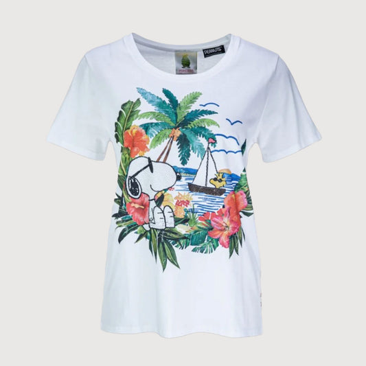 Princess-Goes-Hollywood-Damen-T-Shirt-Snoopy-Waves-mit-Strass-252-124965-02