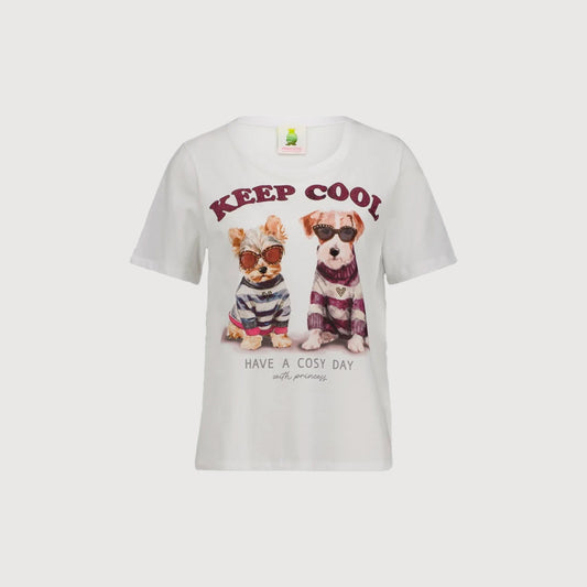 Princess Goes Hollywood T-Shirt Keep Cool Weiß Studio Frontansicht