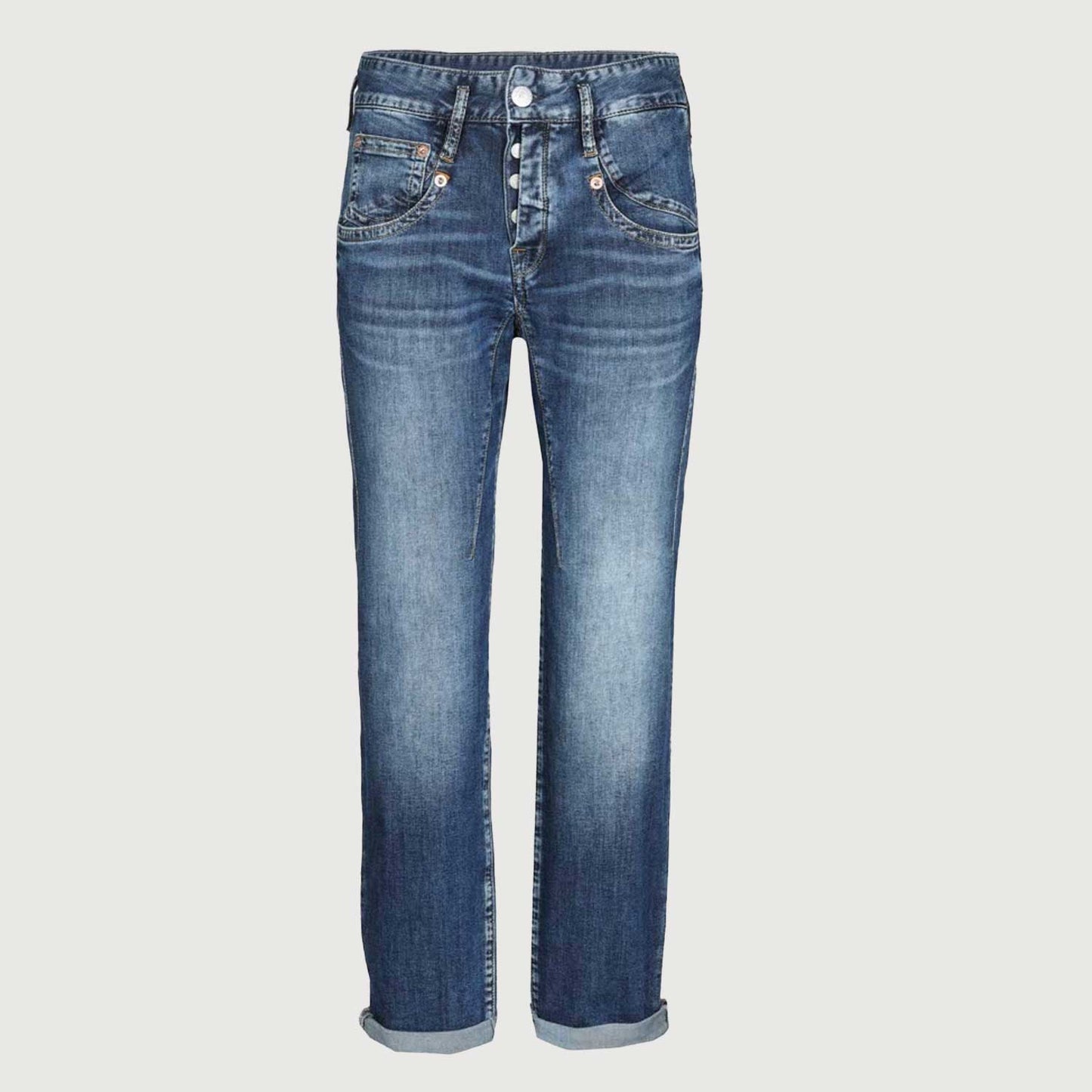 Herrlicher Damen Jeans Shyra Tap Light Denim 5840 D9662 in 957 dolphin