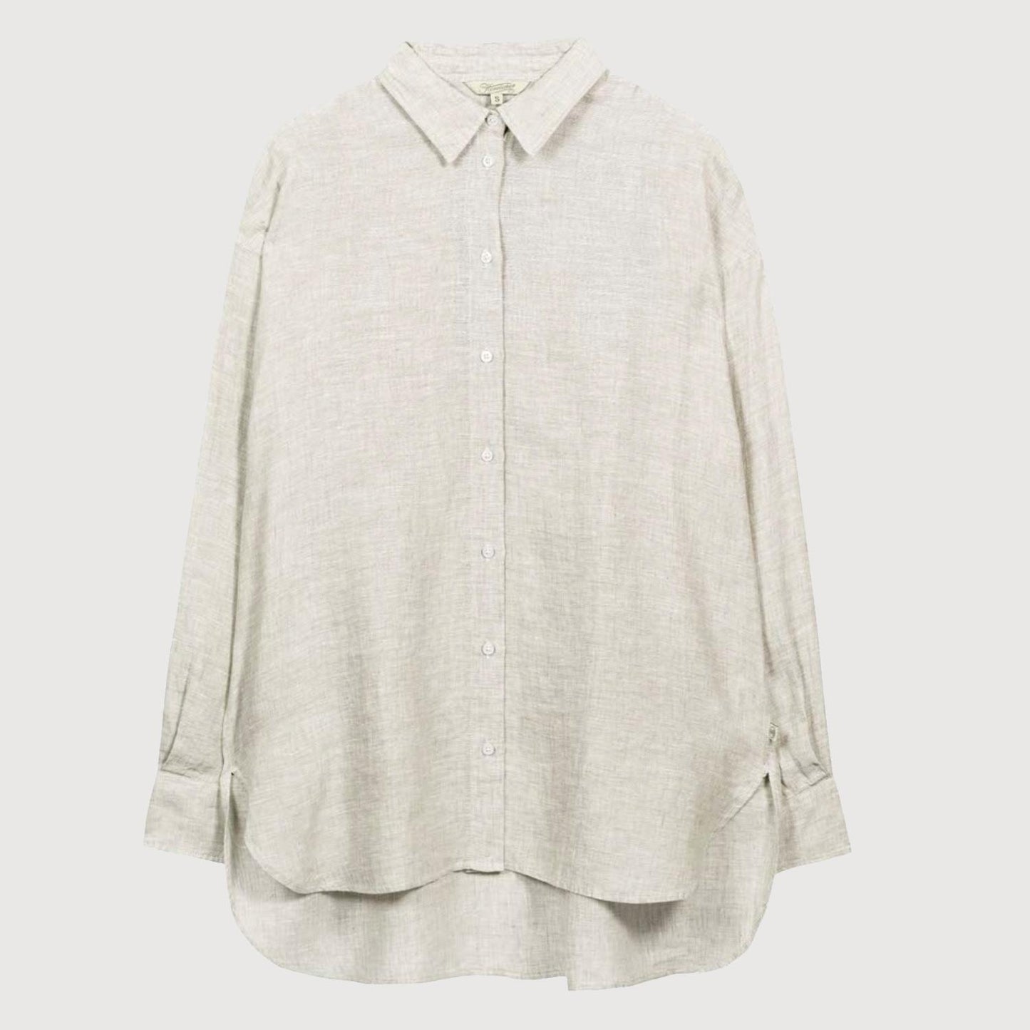 Herrlicher Damen Bluse Amika Linen 8394 N3095 in 61 Offwhite