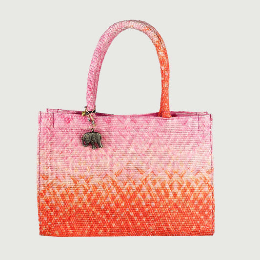 Anokhi Damen Tasche 5001-808 Book Tote Large in 770 Mandarine