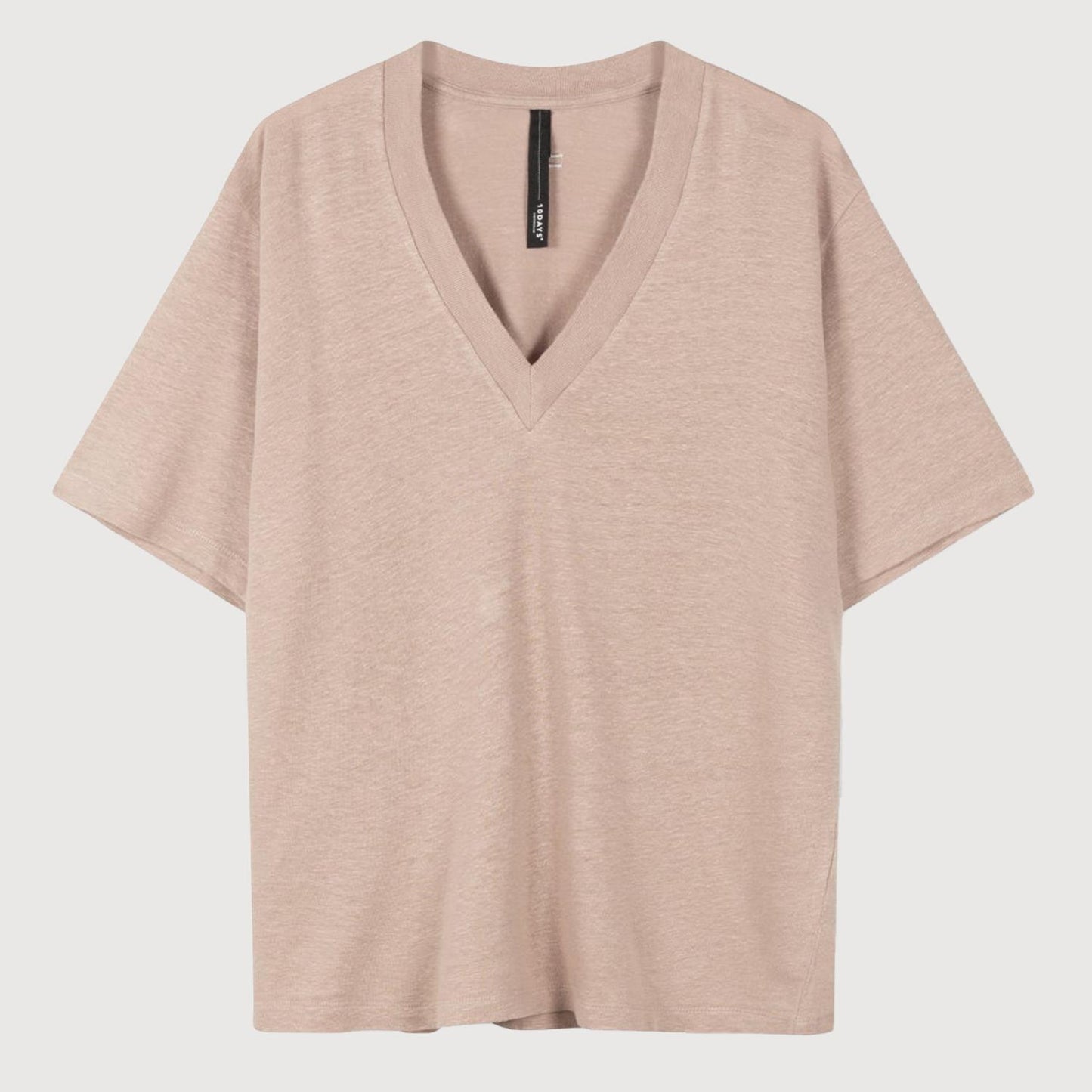 10 Days Damen T-Shirt V-Neck 20 752 2201 in Mauve