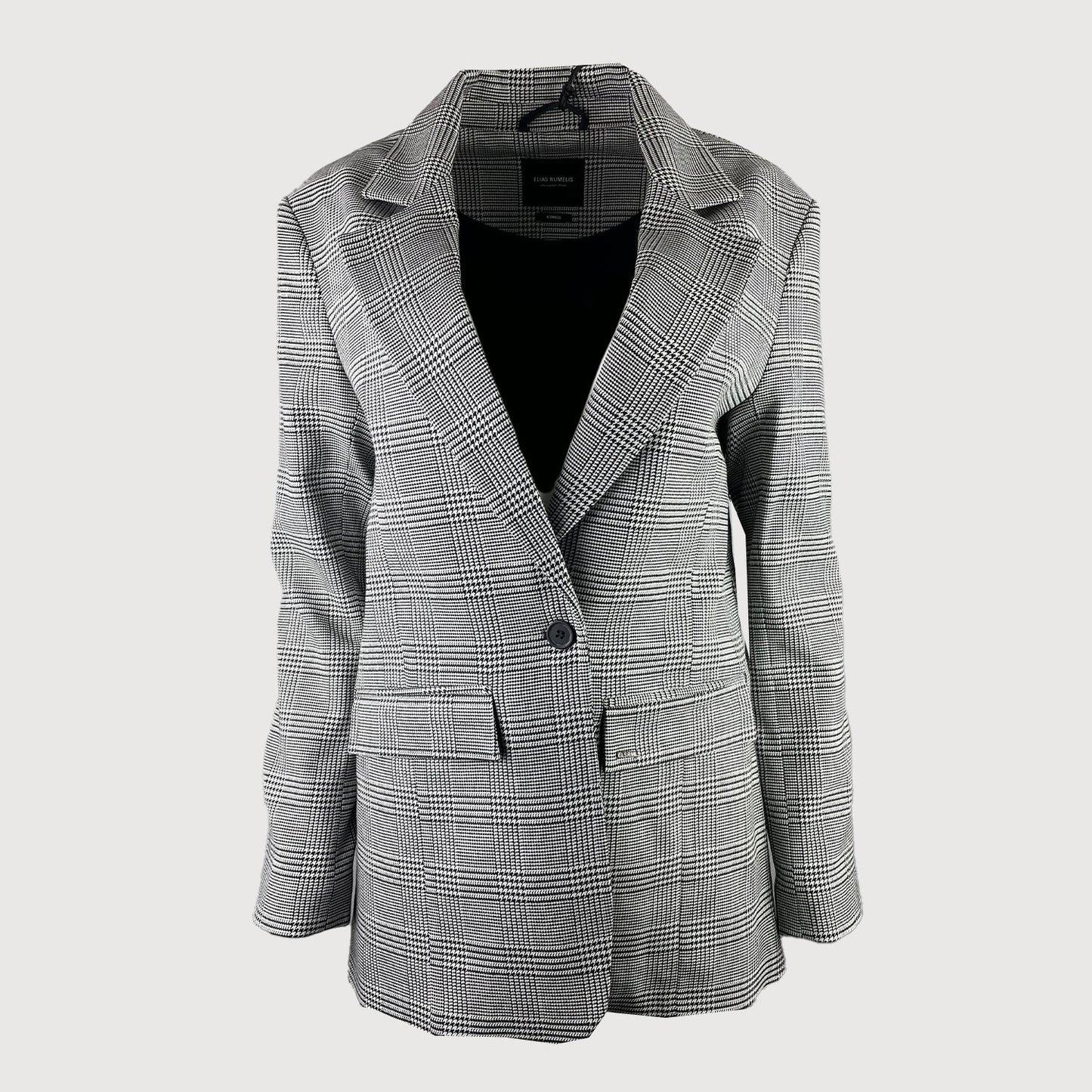 Elias Rumelis Damen Blazer Emily 233-3411 in 0723 mini pepita loose fit blazer