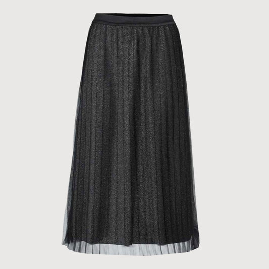 Herrlicher Damen Rock Savera Skirt Jersey Mix 2643 JM700 in 126 silver