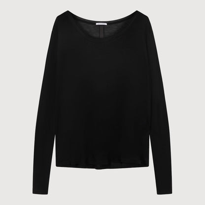 10 Days Damen Longsleeve Tee Viscose 20-779-2203 in Schwarz