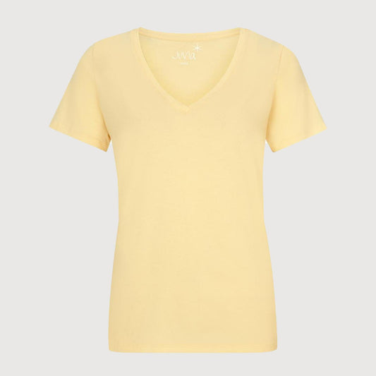 Juvia Damen T-Shirt Lina 810 18 161 in 305 Buttercup