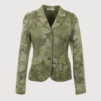 Funky Staff Damen Jacke Berlin Camou Flower 58247 in 585 military olive