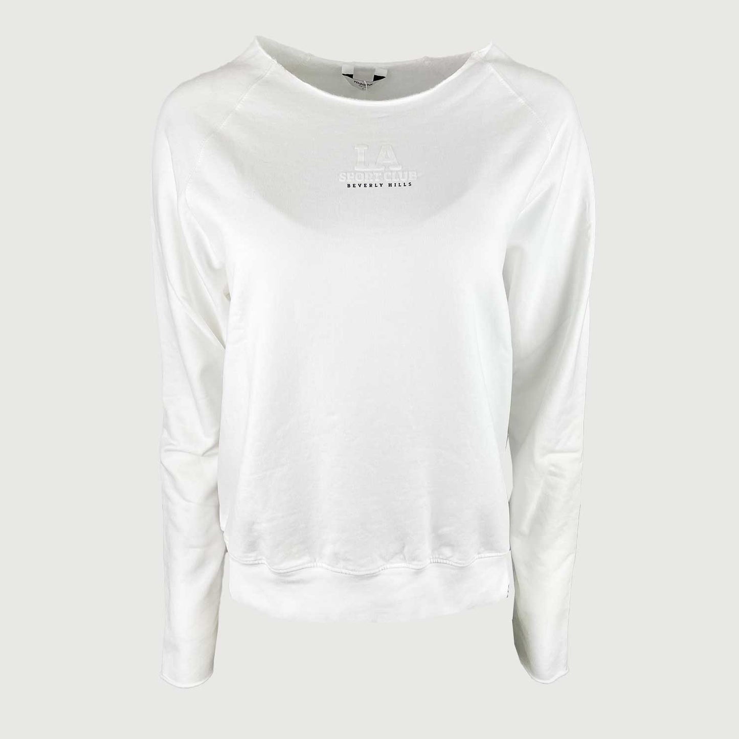 PENN&INK Damen Sweater S24F1466LTD in Weiss