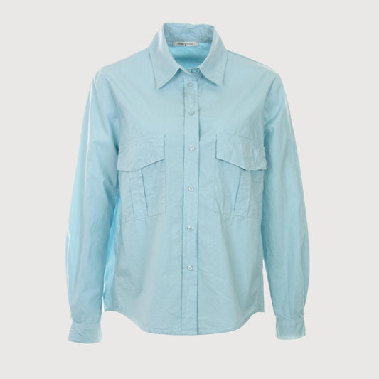 Funky Staff Damen Bluse Alena 80045 in 604 Aqua Sea