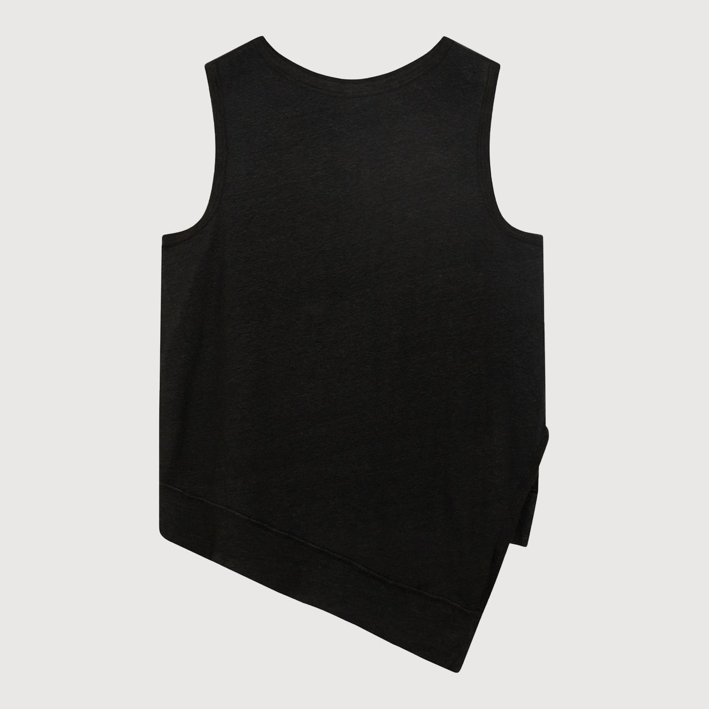 10 Days Damen Shirt Asymmetric Singlet 20-450-2203 in Almost Black